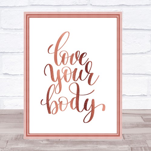 Love your body quote - love,