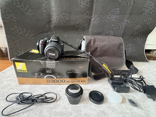 Nikon d3000 dslr 55mm vr - dslr,