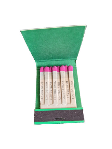Lloyds bank matchbook with - bank,