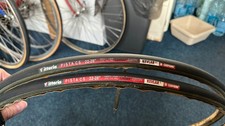 RARE Vintage Vittoria Pista CS 22-28" Cotton 220 Tpi Pair Tubular Tyres