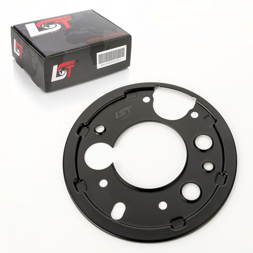 Spacer drum brake anchor plate
