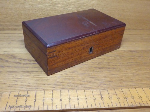 Antique wooden box - wooden,