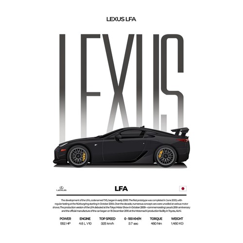 Lexus lfa supercar - lexus,