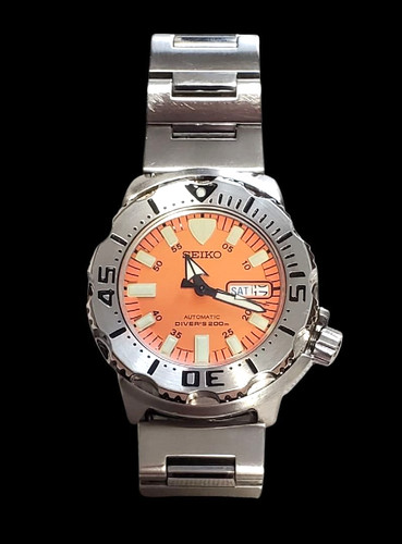 Seiko 7s26 0350 skx781 orange - seiko,