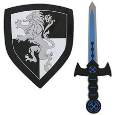 Kids Knight Sword & Shield Foam Toy Set – Safe Medieval Role Play Fancy Dress Ki