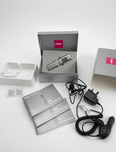 Haier silver gsm mobile - p6,