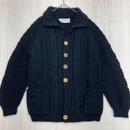 Inverallan hand knit cardigan - hand-knit,