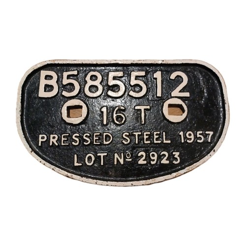 Railwayana cast iron wagon - iron,