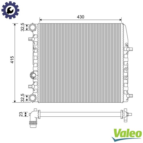 Radiator engine cooling 733062 - cooling,