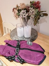 Dog Coat Burgendy Xsmall