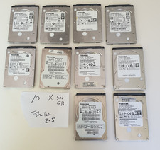 Job lot 500gb 2 - , 2.5"