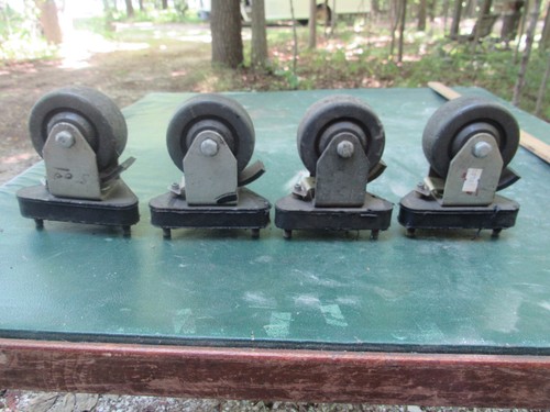 Vintage caster wheels - 4,
