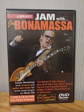 LICK LIBRARY Jam With Joe Bonamassa Guitar Workshop lessons / jam tracks 3xdiscs