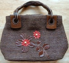 Dainty Tula Handbag pretty leather flower decoration