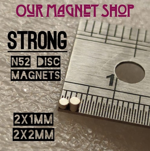 N52 neodymium disc - neodymium, magnets