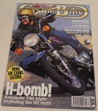 Classic Bike 1/96 Triumph Trophy, DMW Dolomite, Craig Vetter, Gilera Kawasaki H2