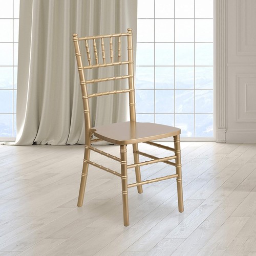 Gold wood chiavari chair - gold,