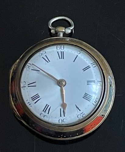 Fusee verge pair - pair, cased