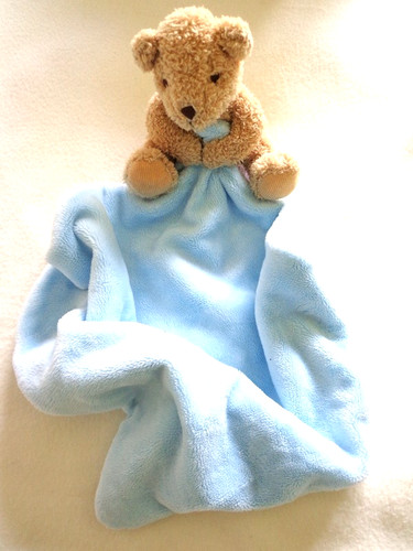 George blue teddy bear - teddy,