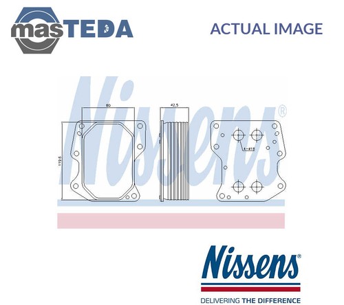 90752 engine oil cooler - 90752,