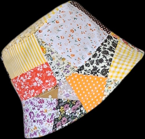 Unique patchwork bucket - unique, hat