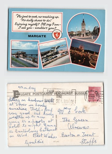 Postcard margate kent - postcard,