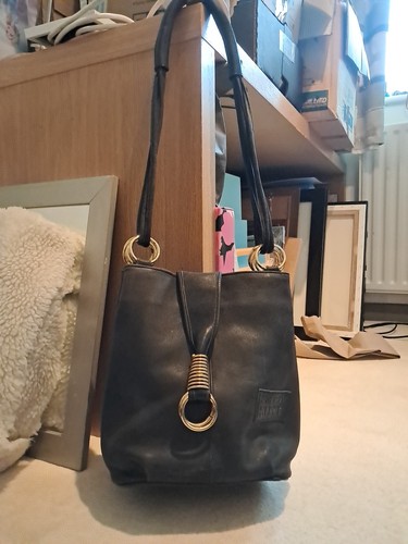 Leather shoulder bag - shoulder, handbag
