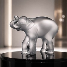 Lalique Frosted Crystal Timora