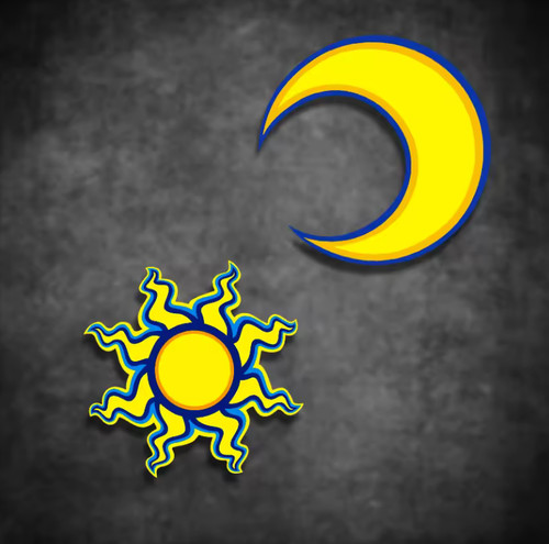 Valentino rossi sun - valentino, moon