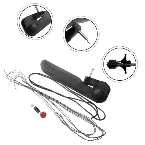 Nylon rudder control - rudder, system