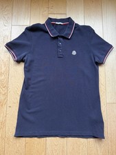 Navy moncler Polo Shirt, Size