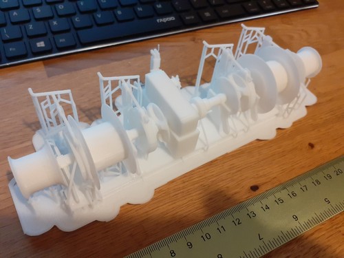 Model boat fitting 3d print - model,