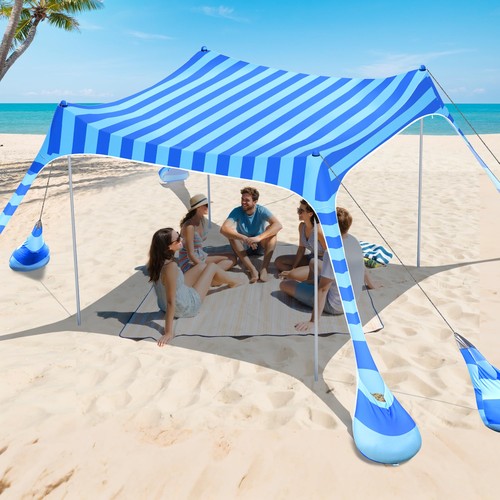 Beach tent sun shelter 8x8 - beach,