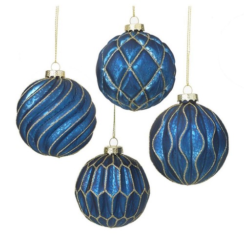 Baubles blue christmas - christmas, tree