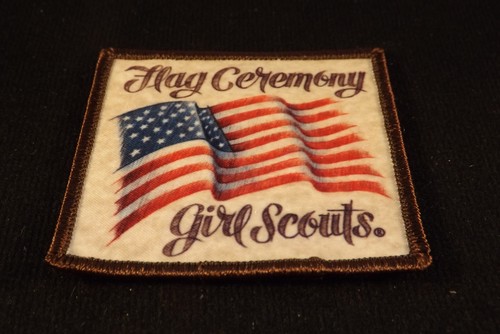 Girl scouts flag ceremony - scouts,