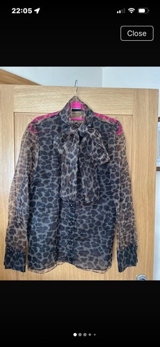 Zara leopard print sheer - zara,
