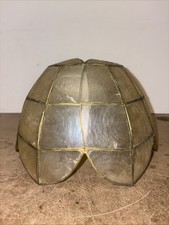 Vintage Capiz Shell & Brass