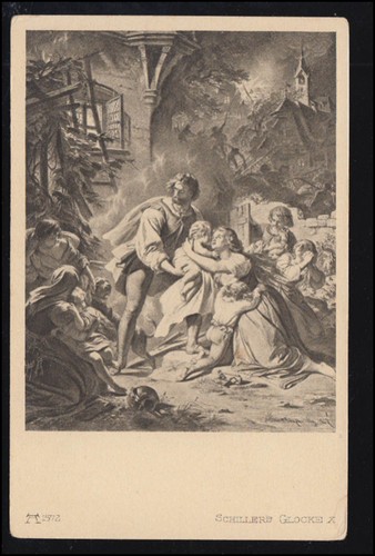 Artist postcard schiller - artist,