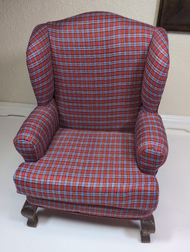 Doll wing backed plaid - wing,