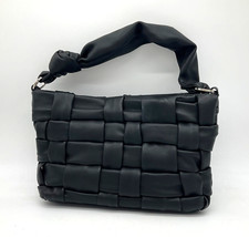 Mango MNG black faux leather