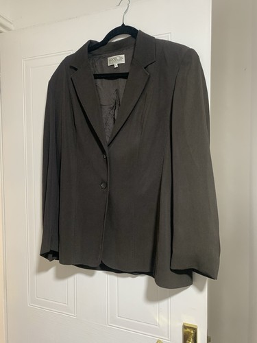 Brown blazer suit jacket - brown,