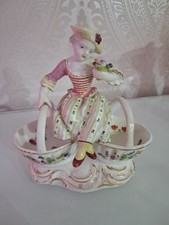 Meissen figurine lady seated