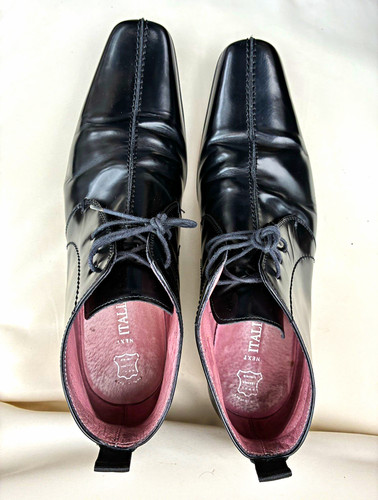 Next men black leather - next,