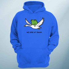 Funny Frog Hoodie We Ride At