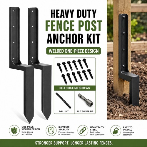 Heavy duty fence post - heavy, repair
