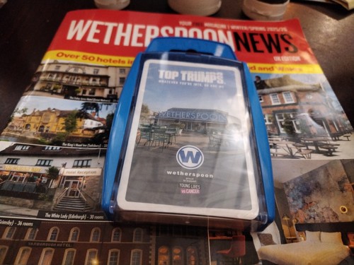 Wetherspoons top trumps - wetherspoons,