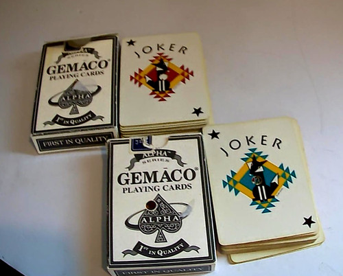 Vtg sets gemco playing - 2,