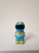 Plastic Blue ASTRONAUT Spaceman Or Race Car Driver Figure Toy 3"