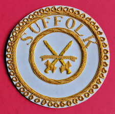 Suffolk Past Provincial Grand Sword Bearer masonic dress apron badge