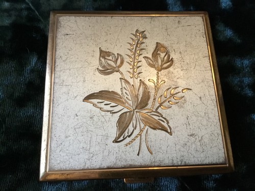 Vintage goldtone mirrored - vintage,